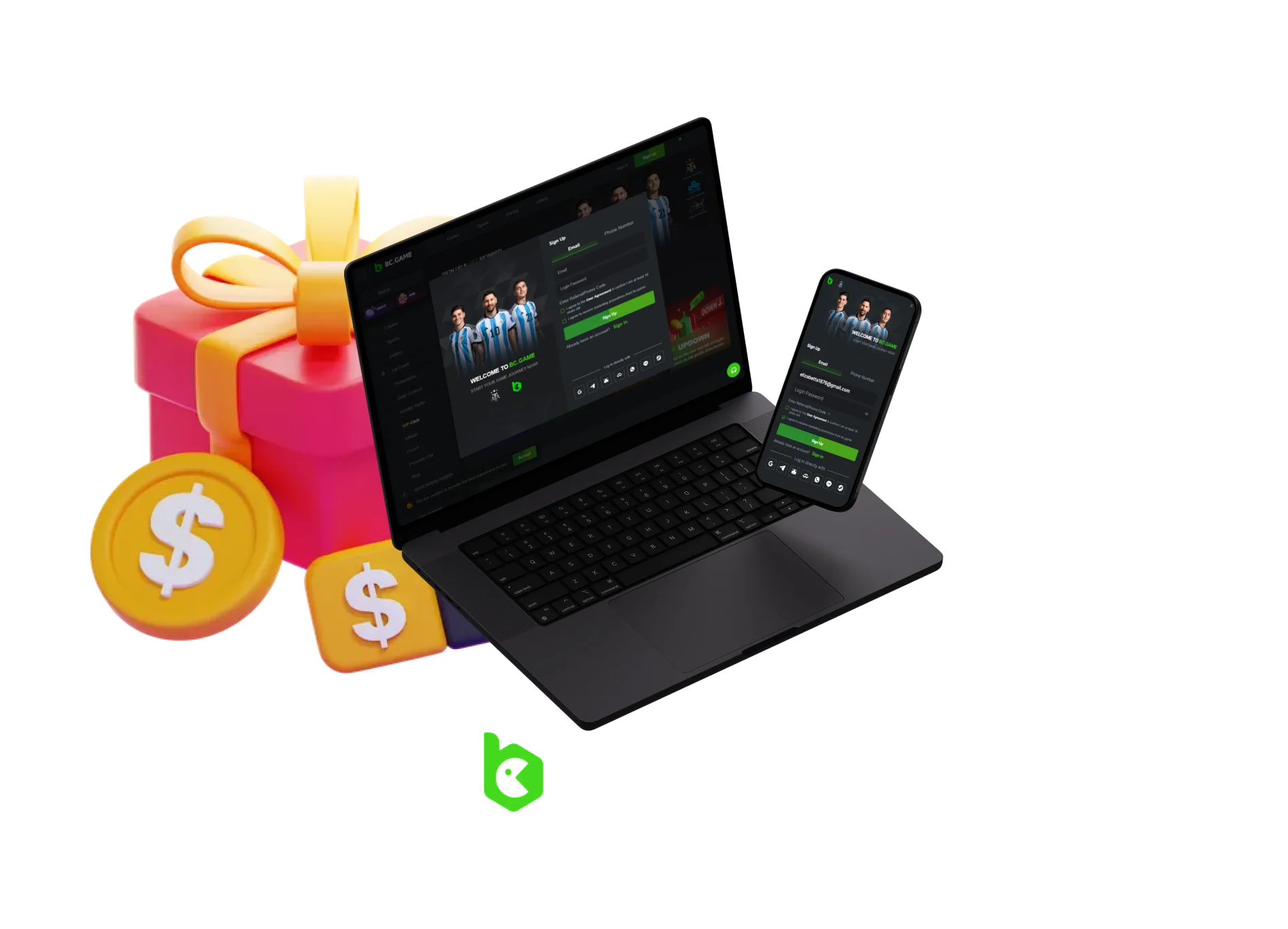 How there are bonuses and promotions for BC Game players from India.