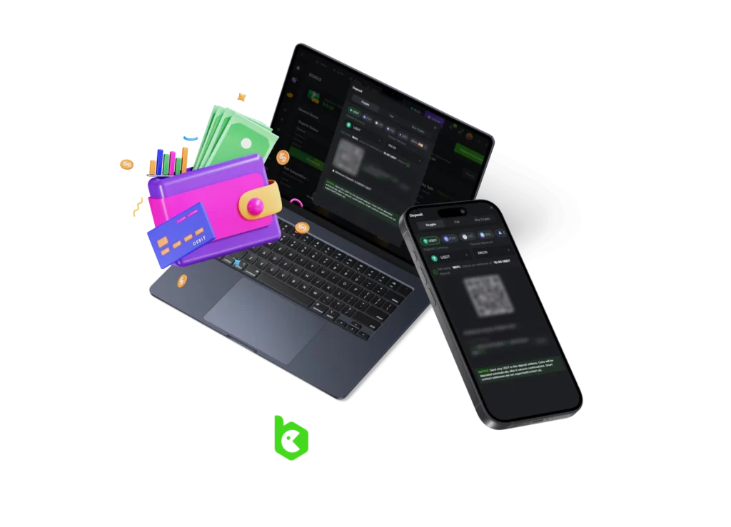 How to deposit money into an account at the BC.Game online casino.