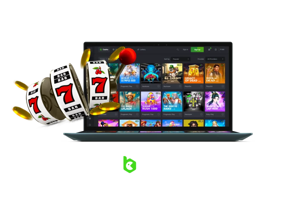 What slot games are available on the BC Game online casino website.